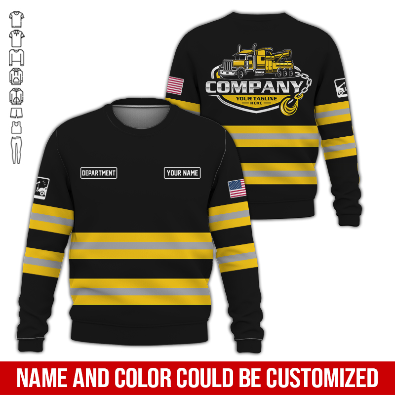 5611329-personalized-name-tow-truck-3d-all-over-printed-clothes-au611-30.jpg Custom Tow Truck 3D Hoodie - photo 30