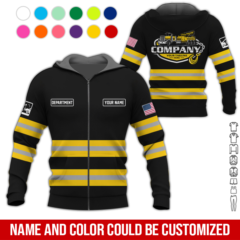 5611329-personalized-name-tow-truck-3d-all-over-printed-clothes-au611-32.jpg Custom Tow Truck 3D Hoodie - photo 32