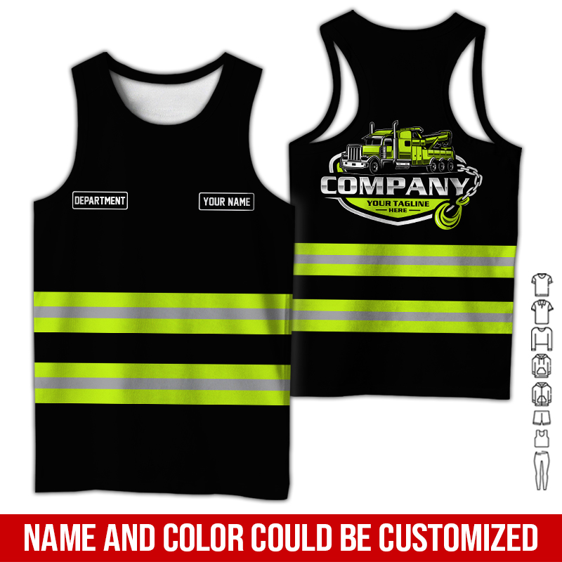 5611329-personalized-name-tow-truck-3d-all-over-printed-clothes-au611-8.jpg Custom Tow Truck 3D Hoodie - photo 8