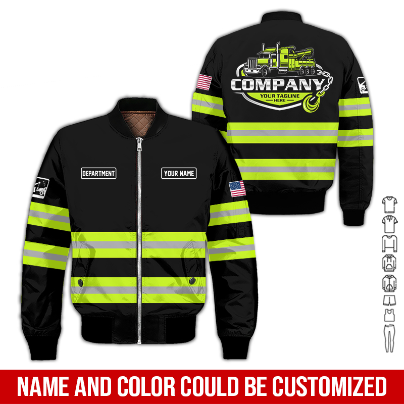 5611329-personalized-name-tow-truck-3d-all-over-printed-clothes-au611-9.jpg Custom Tow Truck 3D Hoodie - photo 9