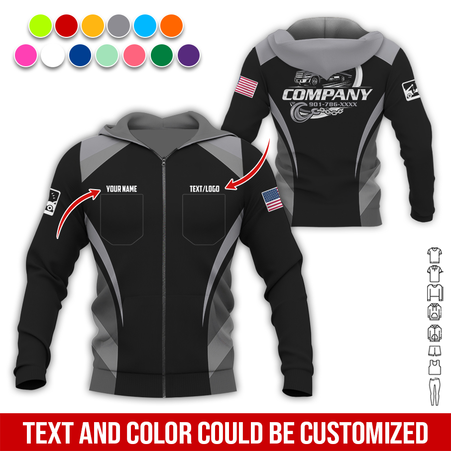 5612342-personalized-name-love-tow-truck-all-over-printed-clothes-rn825-33.jpg Custom Love Tow Truck Hoodie - photo 33