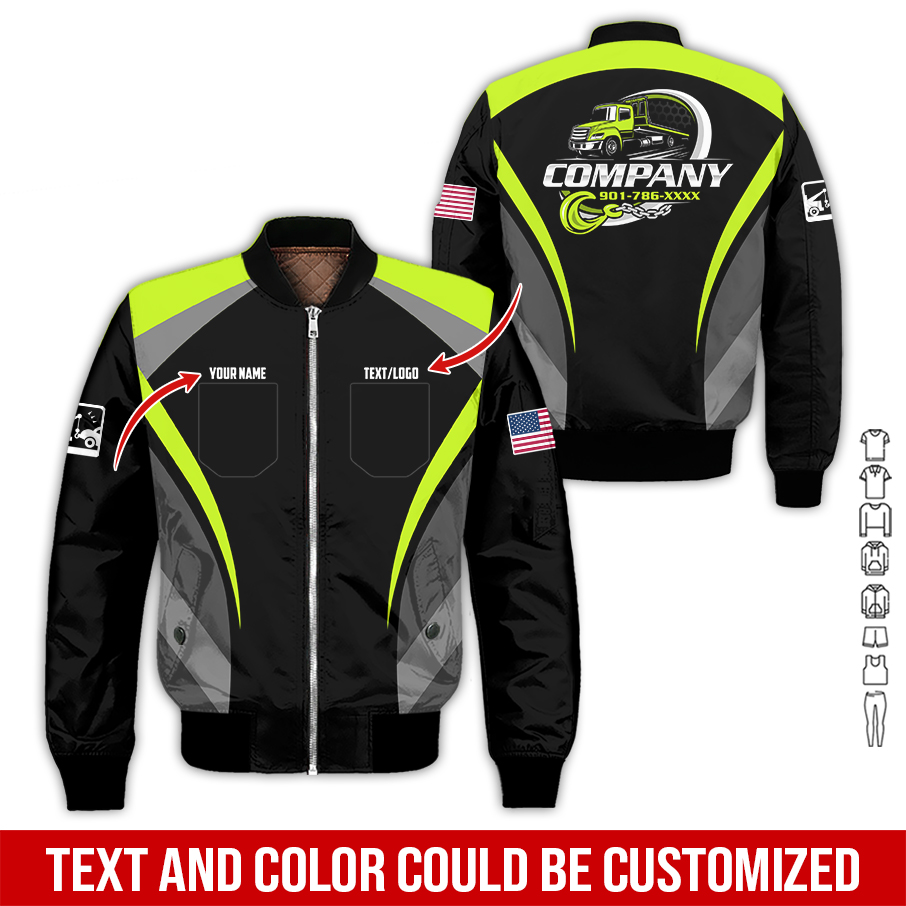 5612342-personalized-name-love-tow-truck-all-over-printed-clothes-rn825-9.jpg Custom Love Tow Truck Hoodie - photo 9