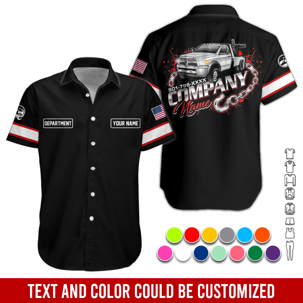 Custom Tow Truck 3D Hoodie - photo 12