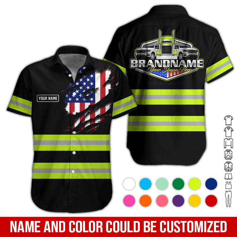 Custom Trucking American 3D Hoodie - photo 3