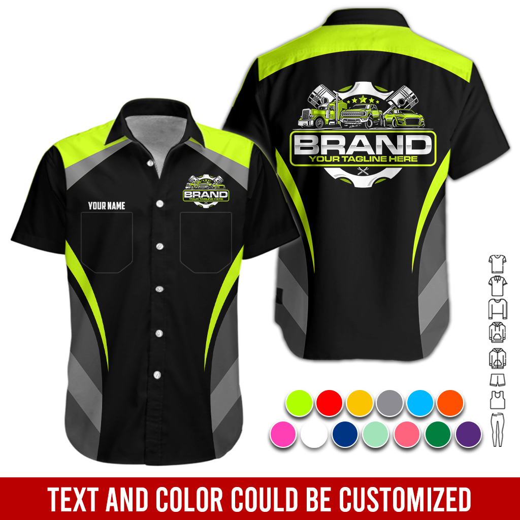 Pocket – Custom Text and Logo Mechanic Uniform 3D - photo 3