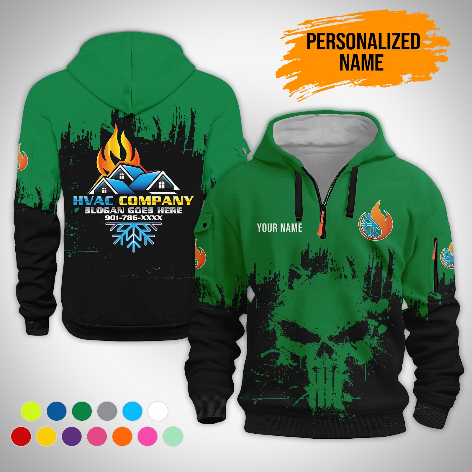 5620576-personalized-name-hvac-3d-quarter-zip-hoodie-ct390-12.jpg Custom HVAC 3D Quarter Zip Hoodie - photo 12