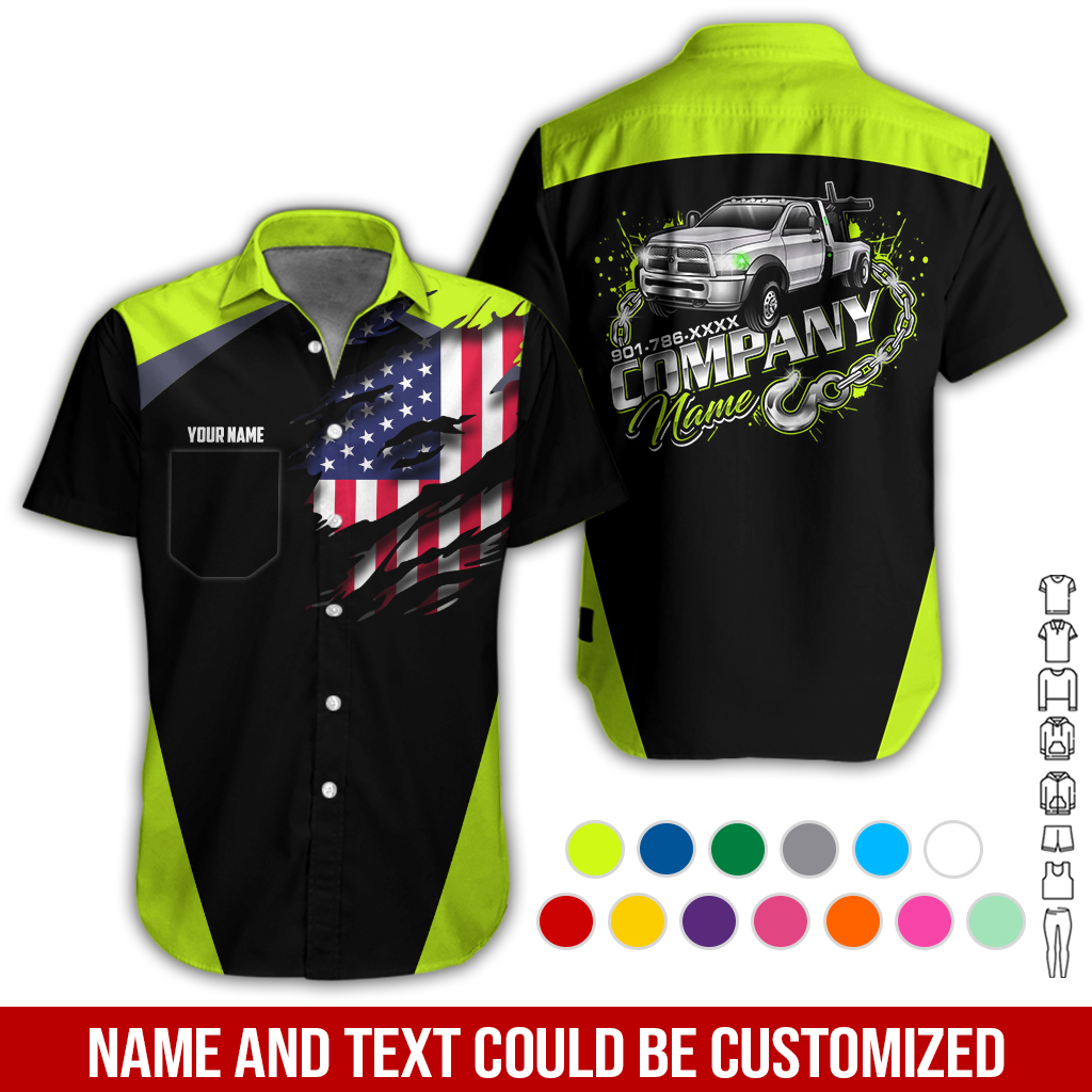 Custom Tow Truck 3D Hoodie - photo 3
