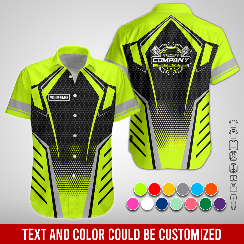 Custom Text Mechanic 3D Hoodie - photo 3