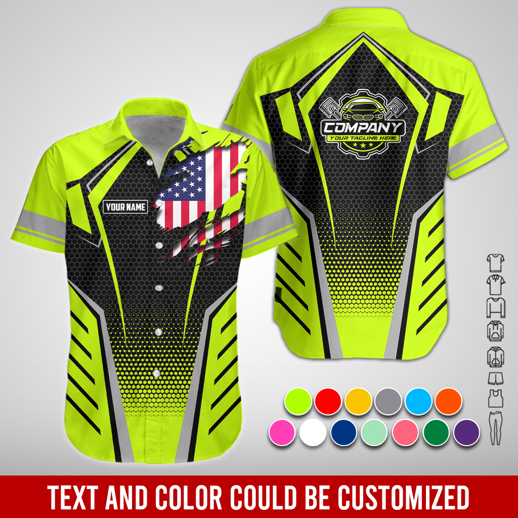 Custom Text Mechanic 3D Hoodie - photo 3