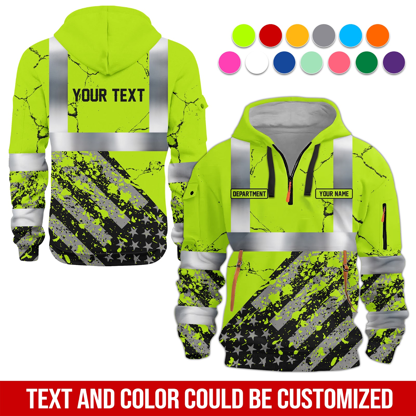 Custom Workwear Style Protective Apparel 3D