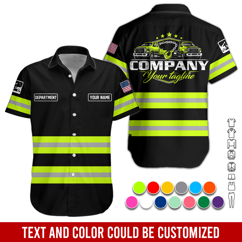 Custom Tow Truck All Over Print Clothes - photo 3