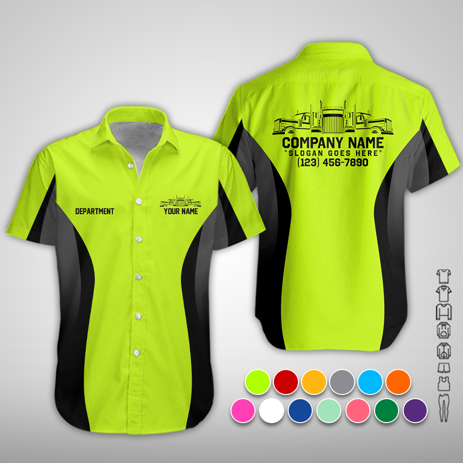 Custom Love Truck logistic Uniform Hoodie - photo 3