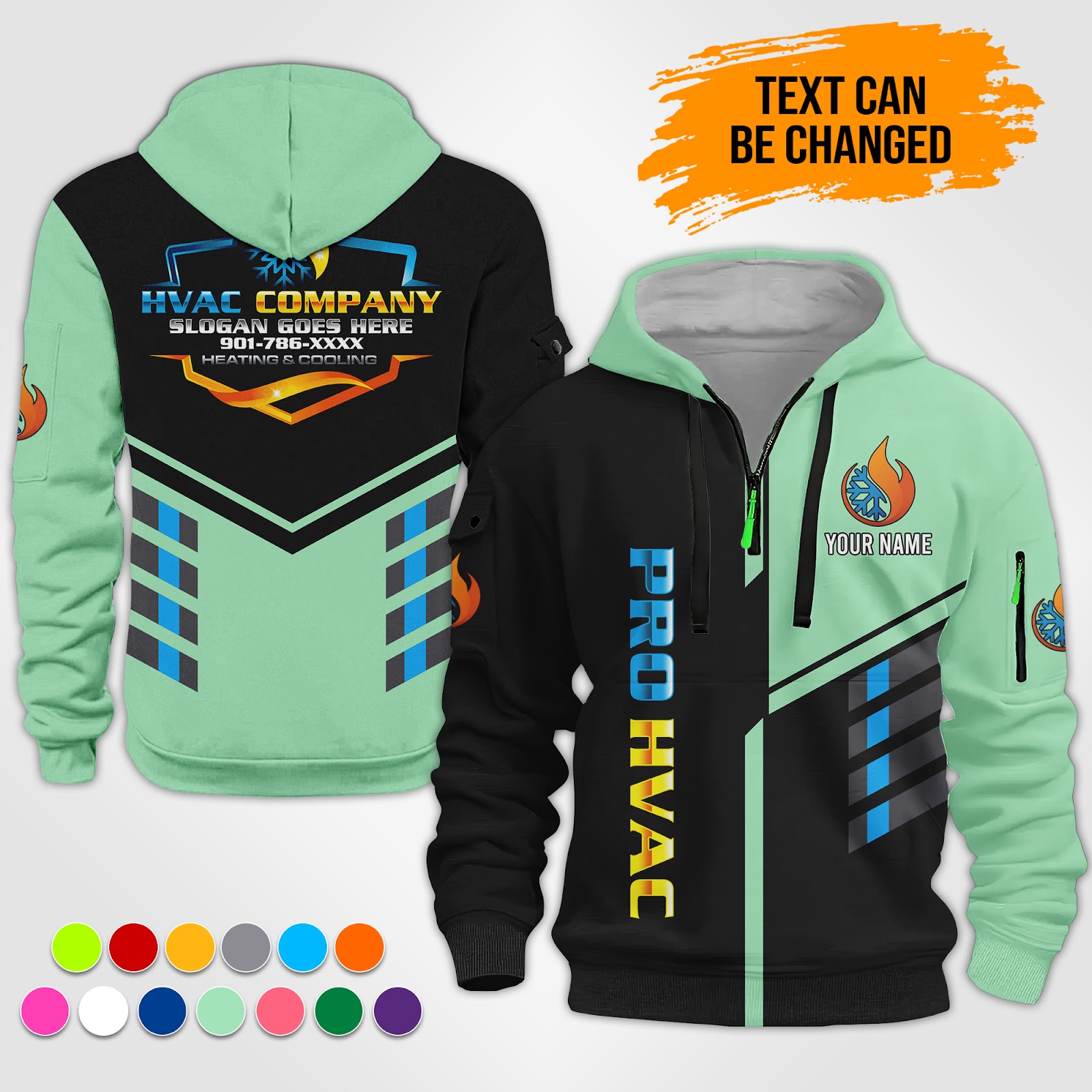5651366-personalized-name-hvac-3d-quarter-zip-hoodie-rn864-10.jpg Custom HVAC 3D Quarter Zip Hoodie - photo 10