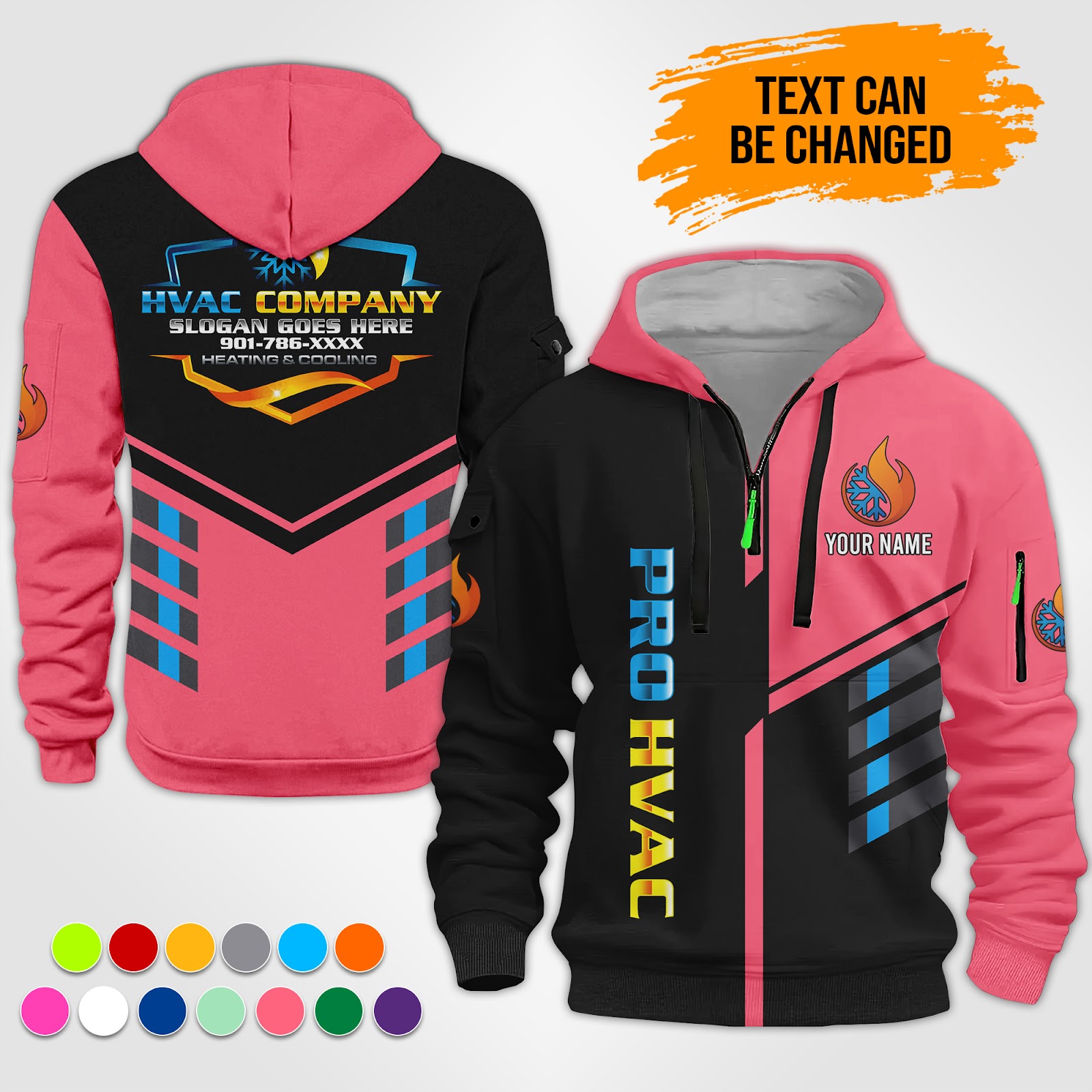 5651366-personalized-name-hvac-3d-quarter-zip-hoodie-rn864-11.jpg Custom HVAC 3D Quarter Zip Hoodie - photo 11
