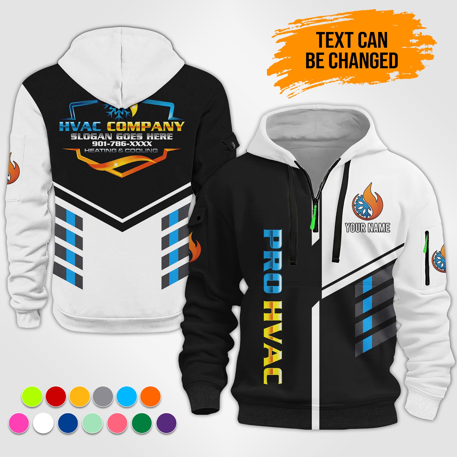 5651366-personalized-name-hvac-3d-quarter-zip-hoodie-rn864-8.jpg Custom HVAC 3D Quarter Zip Hoodie - photo 8