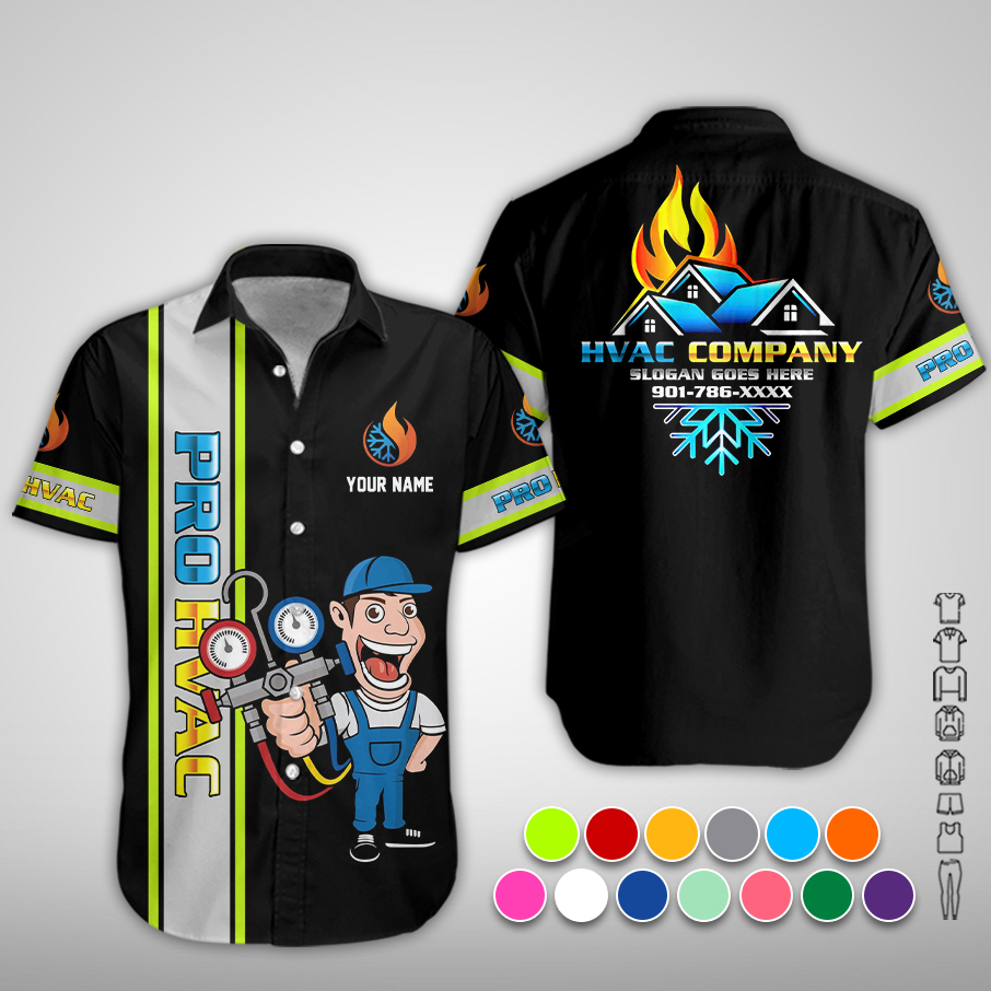 Custom Pro HVAC 3D Hoodie - photo 3