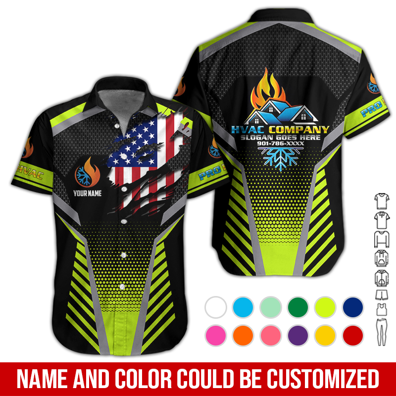 Custom HVAC Uniform 3D Hoodie - photo 3