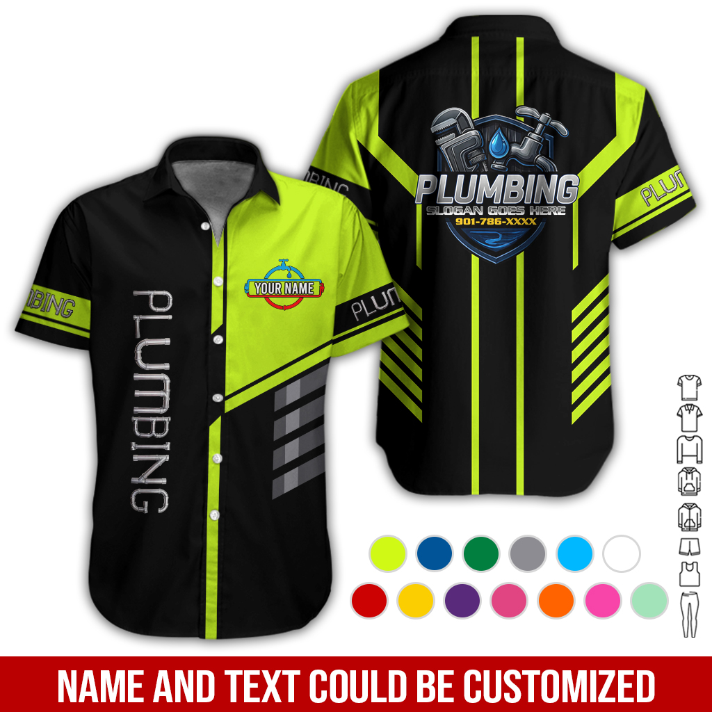 Custom Plumbing 3D Hoodie - photo 3