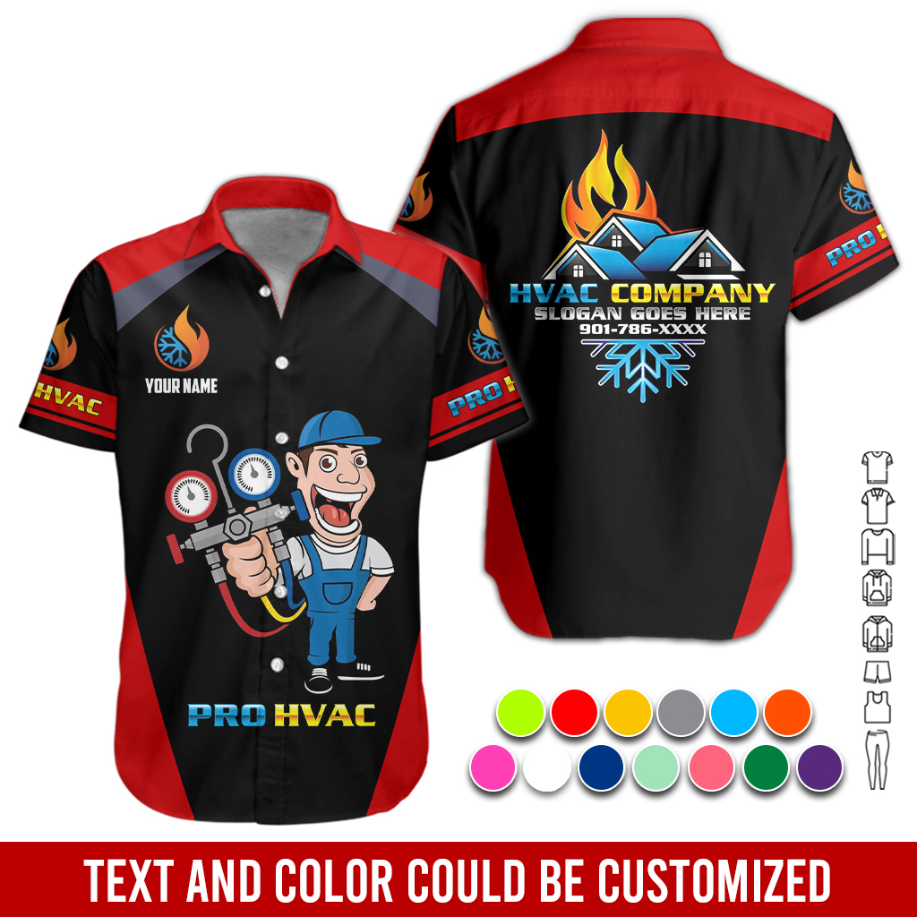 Custom HVAC Best Uniform 3D Hoodie - photo 12