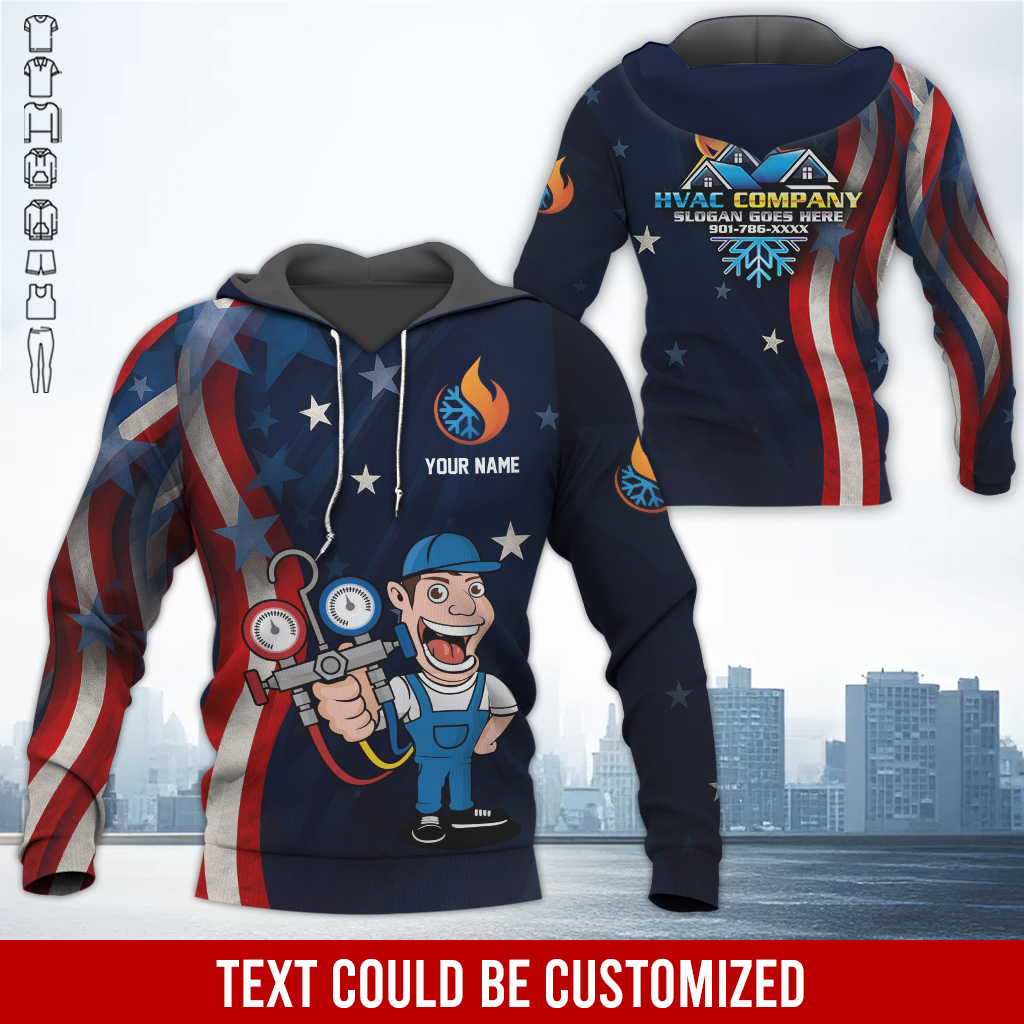 Custom HVAC Best Uniform Hoodie - photo 5