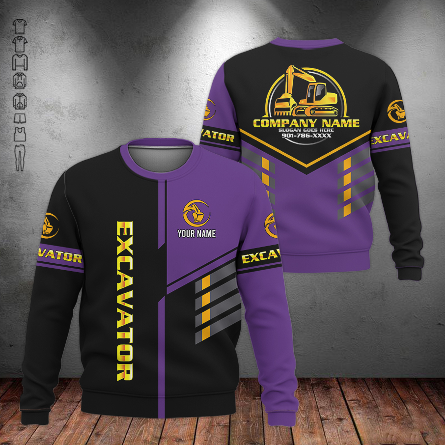 5694530-personalized-name-excavator-3d-all-over-printed-clothes-am372-112.jpg Custom Excavator 3D Hoodie - photo 112