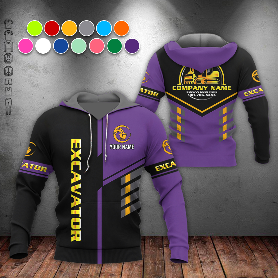 5694530-personalized-name-excavator-3d-all-over-printed-clothes-am372-113.jpg Custom Excavator 3D Hoodie - photo 113