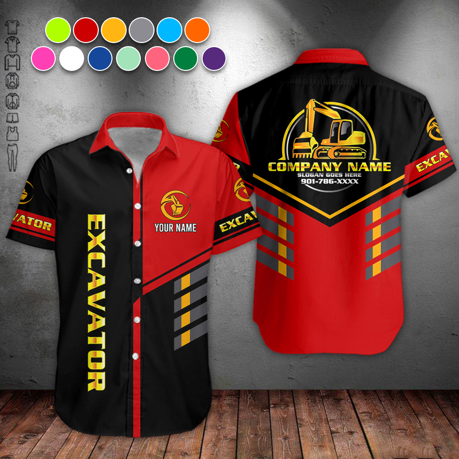 5694530-personalized-name-excavator-3d-all-over-printed-clothes-am372-12.jpg Custom Excavator 3D Hoodie - photo 12