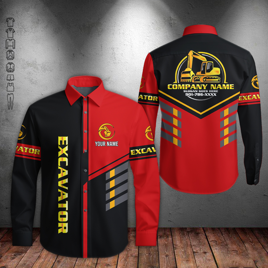 5694530-personalized-name-excavator-3d-all-over-printed-clothes-am372-16.jpg Custom Excavator 3D Hoodie - photo 16