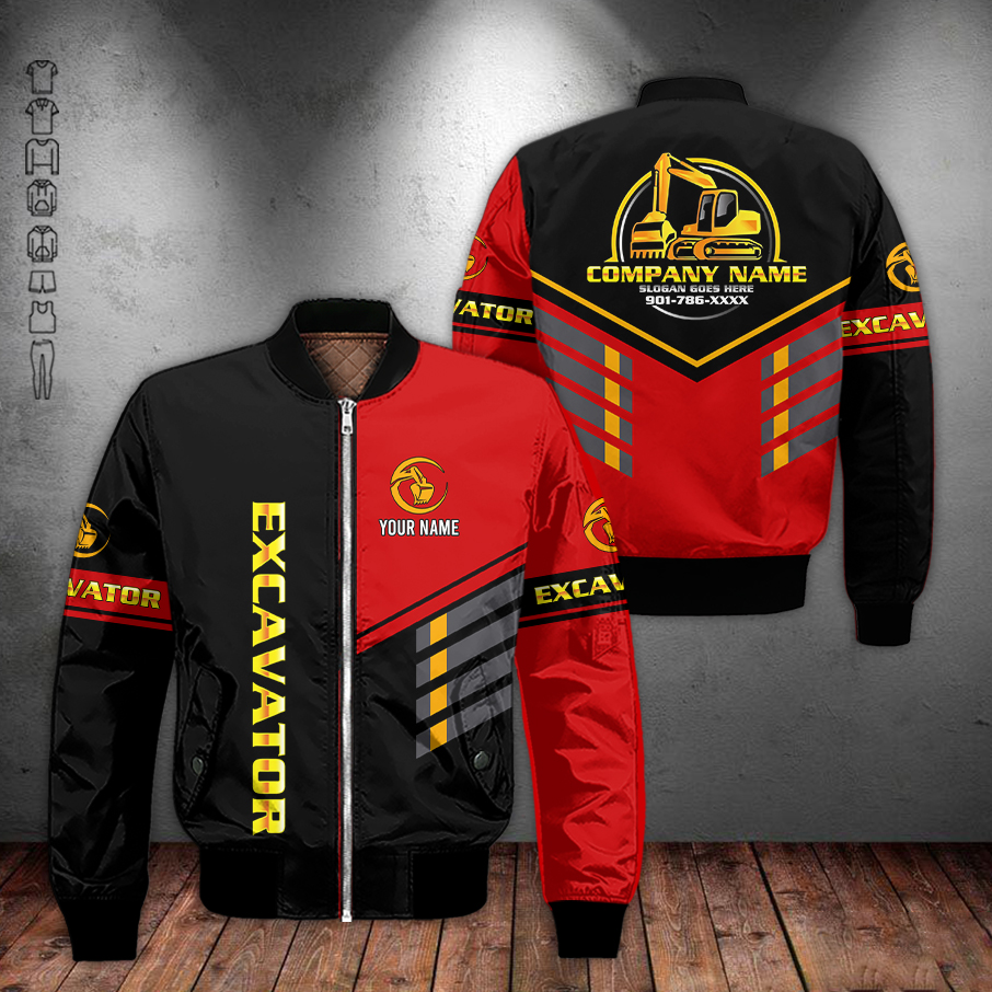 5694530-personalized-name-excavator-3d-all-over-printed-clothes-am372-18.jpg Custom Excavator 3D Hoodie - photo 18