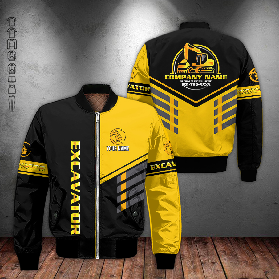 5694530-personalized-name-excavator-3d-all-over-printed-clothes-am372-27.jpg Custom Excavator 3D Hoodie - photo 27