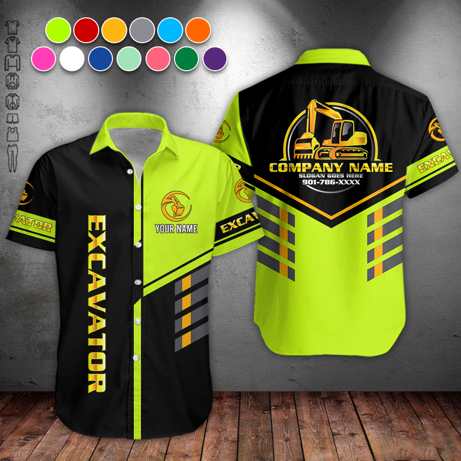 Custom Excavator 3D Hoodie - photo 3