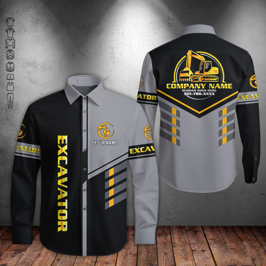 5694530-personalized-name-excavator-3d-all-over-printed-clothes-am372-34.jpg Custom Excavator 3D Hoodie - photo 34