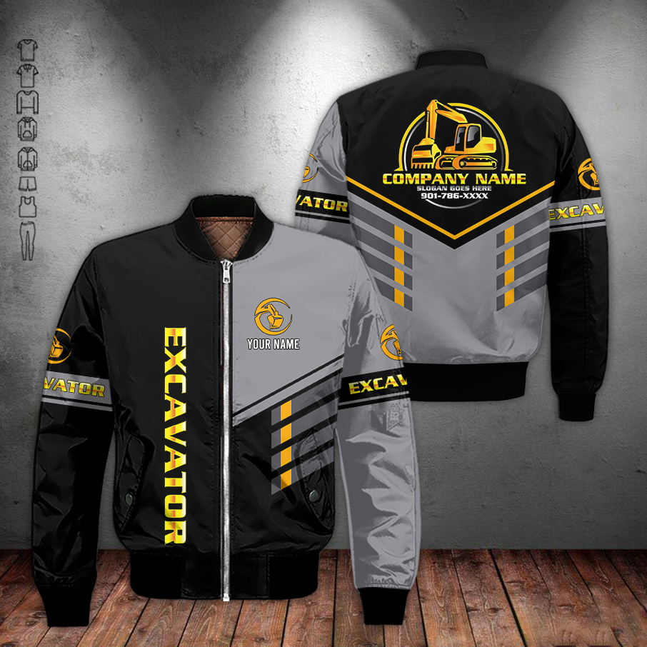 5694530-personalized-name-excavator-3d-all-over-printed-clothes-am372-36.jpg Custom Excavator 3D Hoodie - photo 36