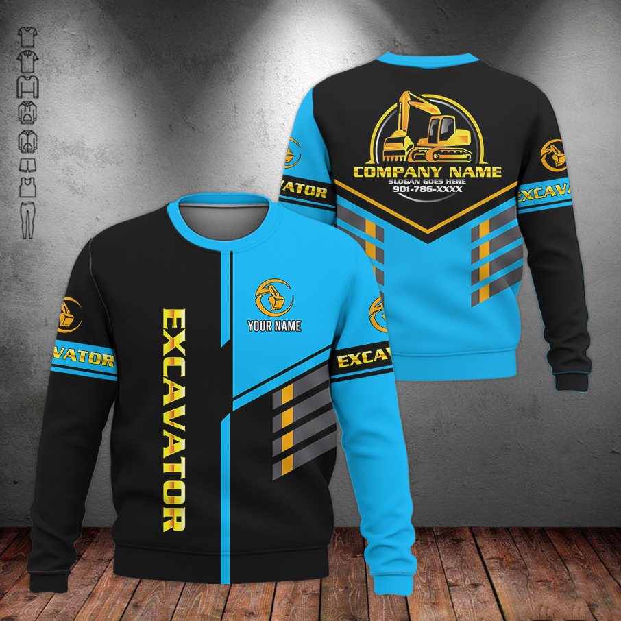 5694530-personalized-name-excavator-3d-all-over-printed-clothes-am372-40.jpg Custom Excavator 3D Hoodie - photo 40