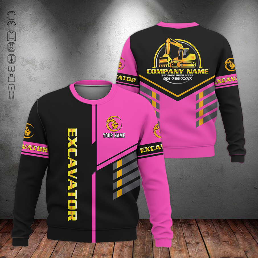 5694530-personalized-name-excavator-3d-all-over-printed-clothes-am372-58.jpg Custom Excavator 3D Hoodie - photo 58