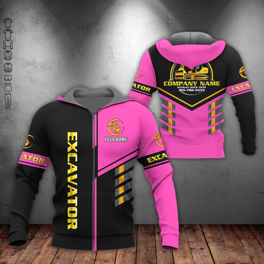 5694530-personalized-name-excavator-3d-all-over-printed-clothes-am372-60.jpg Custom Excavator 3D Hoodie - photo 60