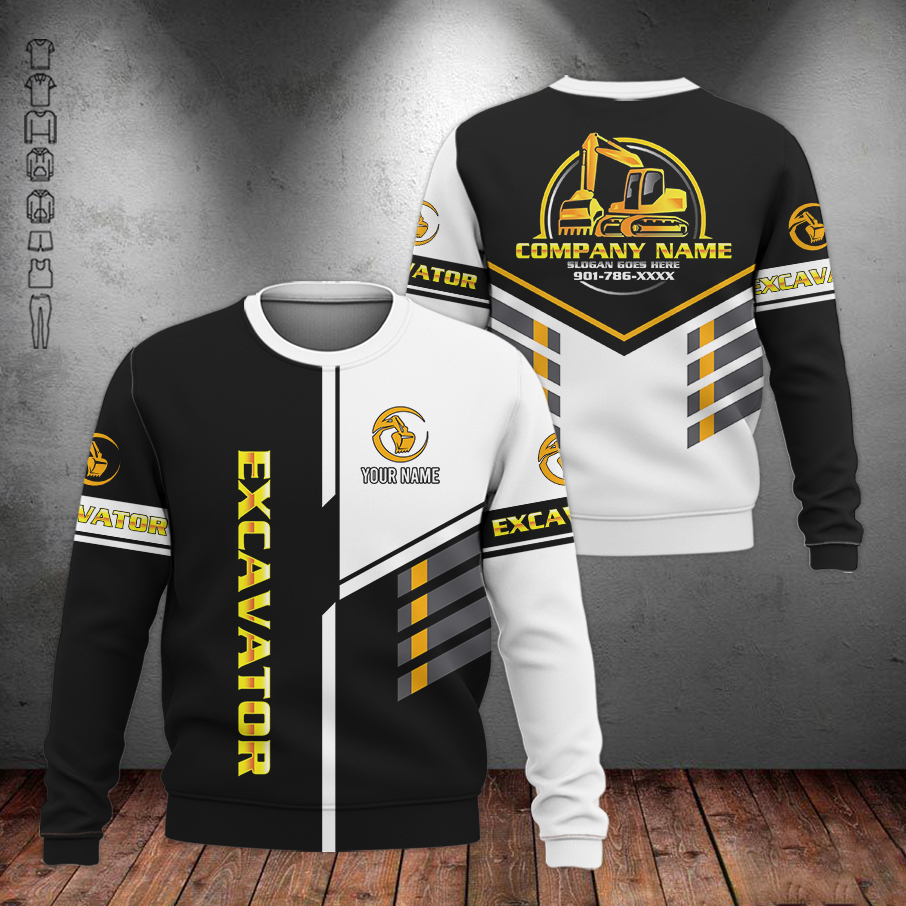 5694530-personalized-name-excavator-3d-all-over-printed-clothes-am372-67.jpg Custom Excavator 3D Hoodie - photo 67