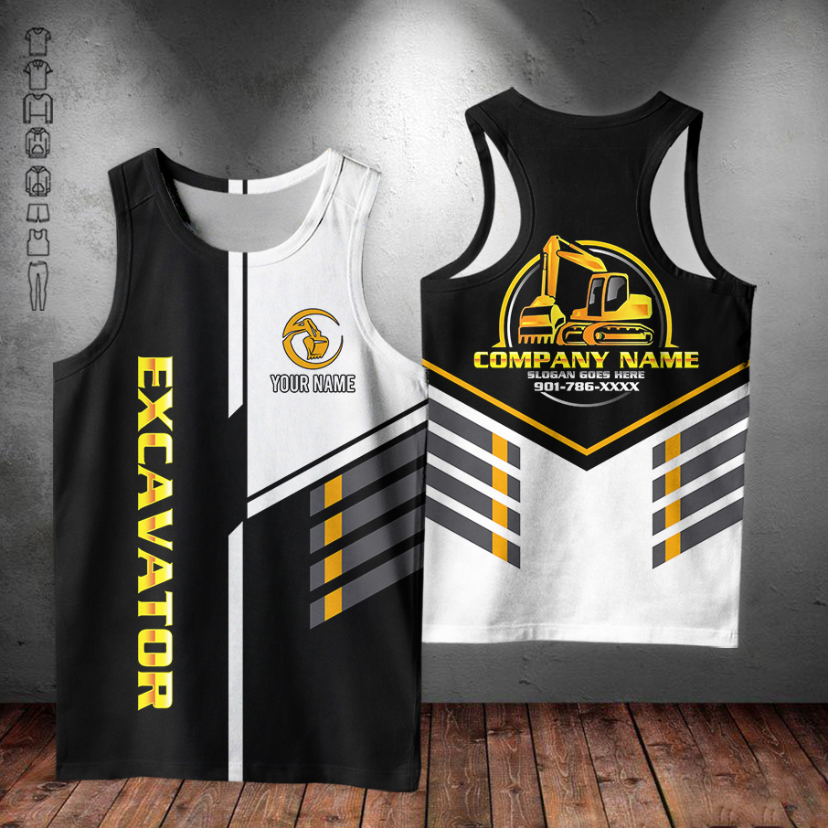 5694530-personalized-name-excavator-3d-all-over-printed-clothes-am372-71.jpg Custom Excavator 3D Hoodie - photo 71