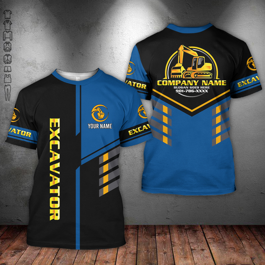 5694530-personalized-name-excavator-3d-all-over-printed-clothes-am372-73.jpg Custom Excavator 3D Hoodie - photo 73