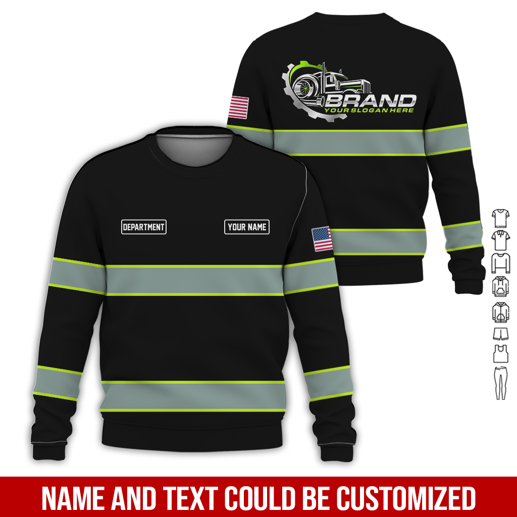 5695104-personalized-name-and-color-semi-truck-uniform-all-over-printed-clothes-ct462-4.jpg Custom Semi Truck Uniform Hoodie - photo 4