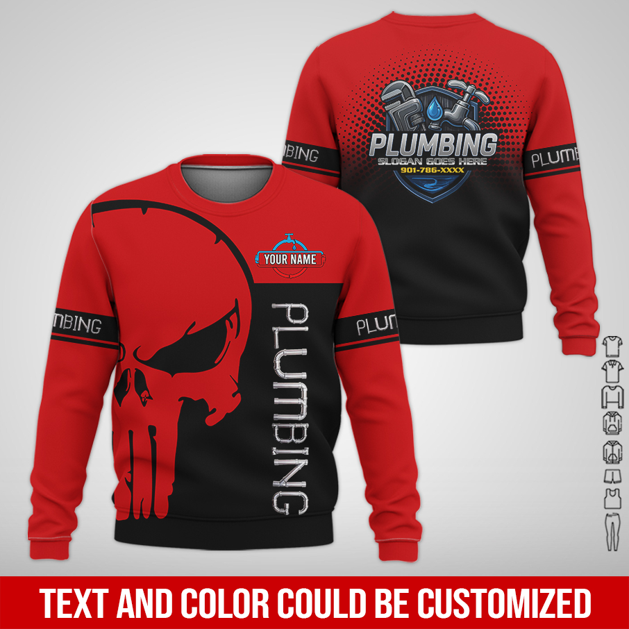 5697499-personalized-name-plumbing-all-over-printed-clothes-am376-13.jpg Custom Plumbing Hoodie - photo 13