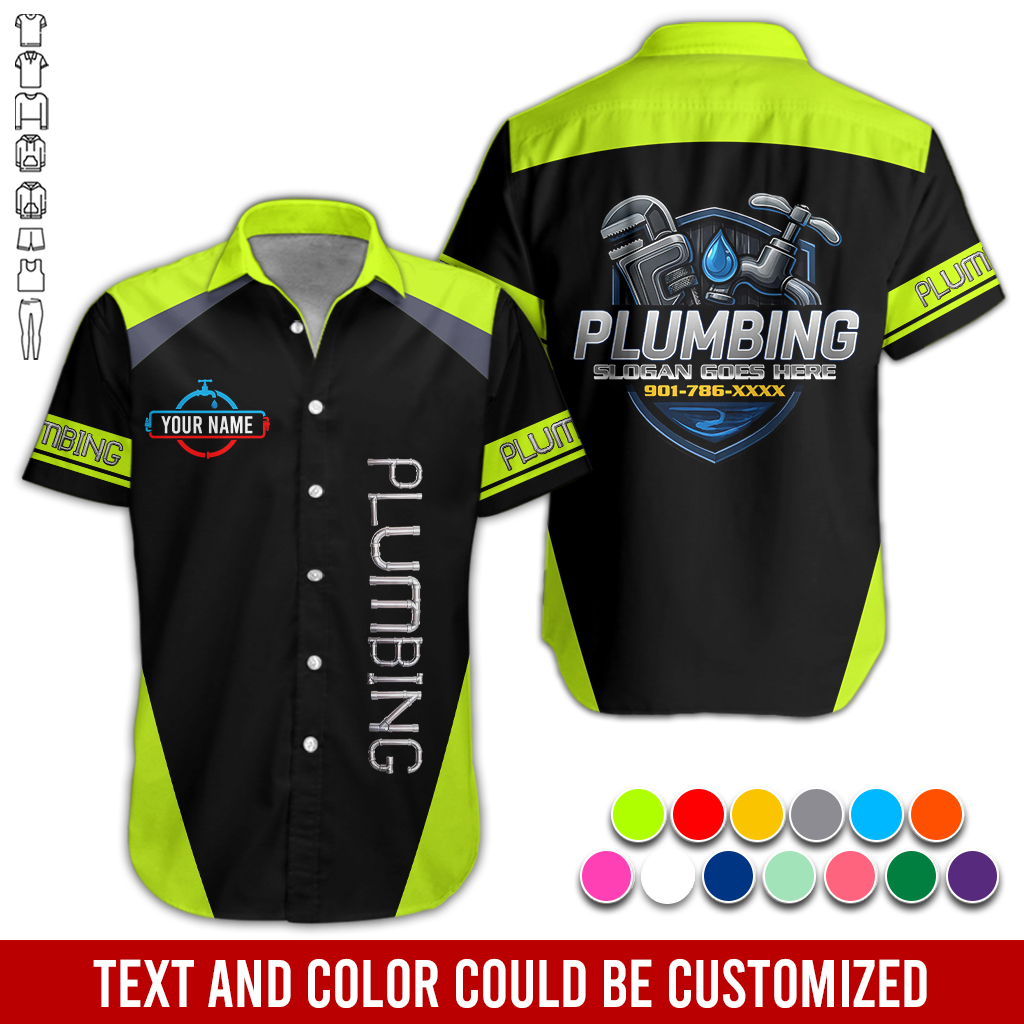 Custom Plumbing 3D Hoodie - photo 3