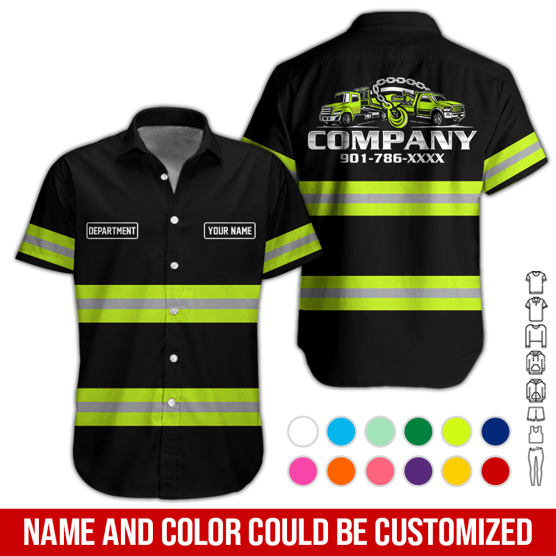 Personalized 3D Tow Truck All Over Print Clothes - photo 3