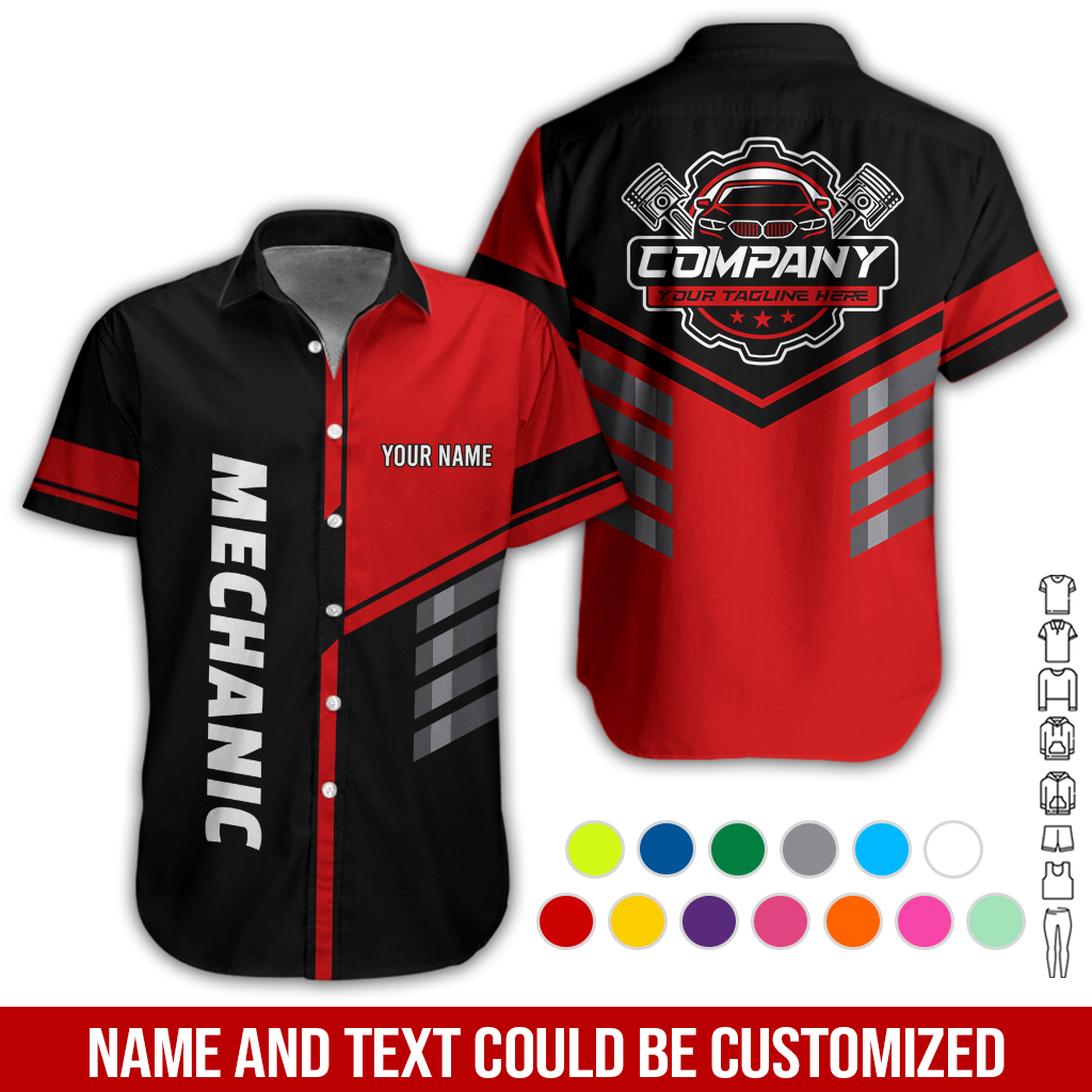 Custom Text Mechanic 3D Hoodie - photo 12