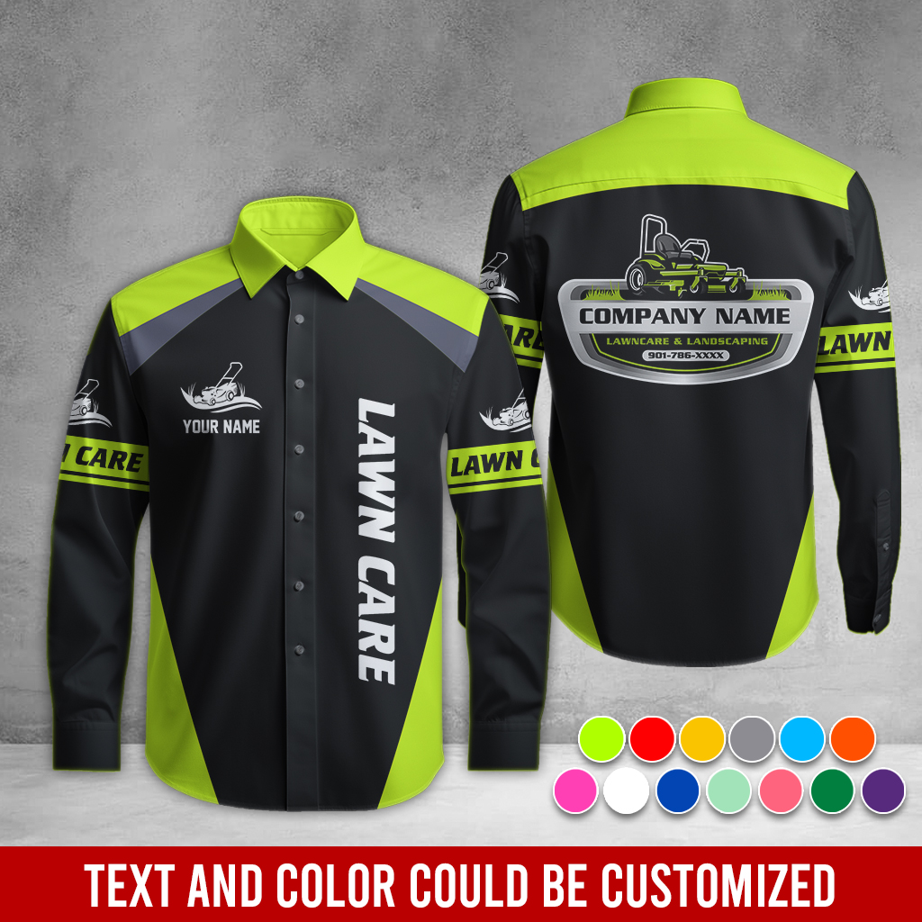 5719384-personalized-name-lawn-care-3d-all-over-printed-clothes-op389-7.jpg Personalized Lawn Care 3D Printed Work Shirt - photo 7