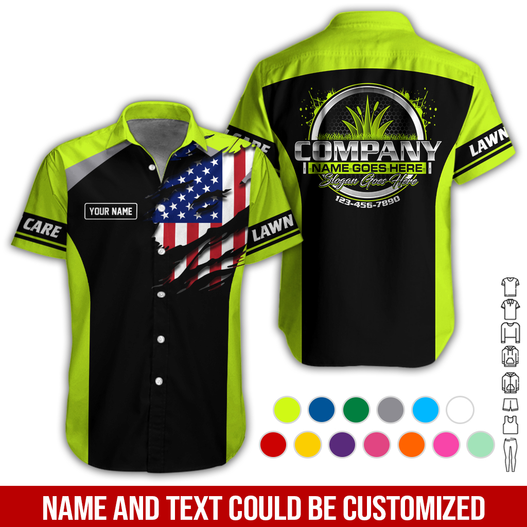 Custom Lawn Care American 3D Hoodie - photo 3