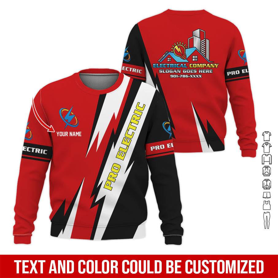5745745-personalized-name-electrical-3d-all-over-printed-clothes-rn928-13.jpg Custom Electrical 3D Hoodie - photo 13