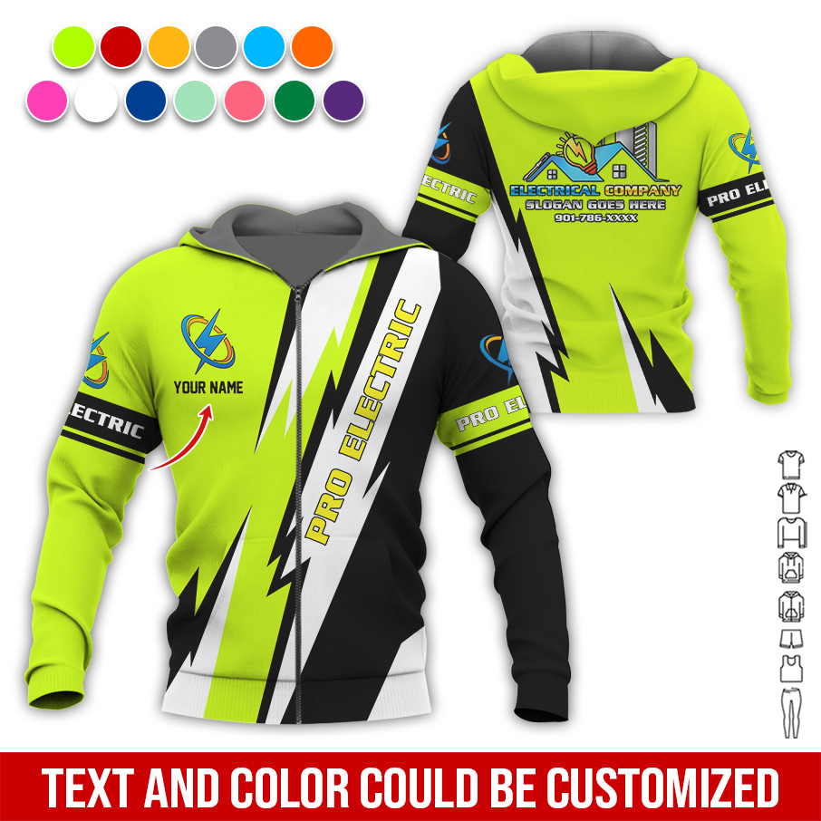 5745745-personalized-name-electrical-3d-all-over-printed-clothes-rn928-6.jpg Custom Electrical 3D Hoodie - photo 6