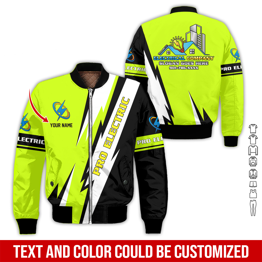 5745745-personalized-name-electrical-3d-all-over-printed-clothes-rn928-9.jpg Custom Electrical 3D Hoodie - photo 9