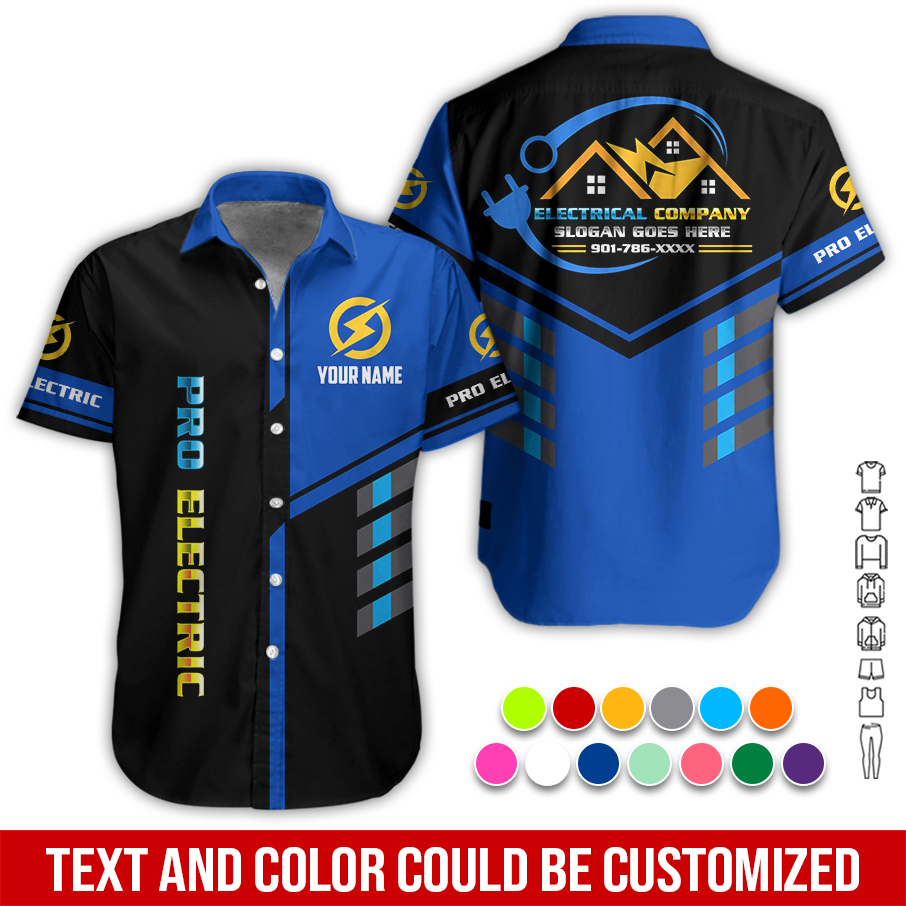 Custom Electric Repair Uniform 3D All Over Print - photo 75